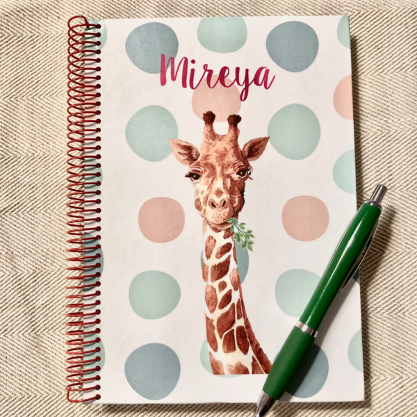 Cuaderno jirafa