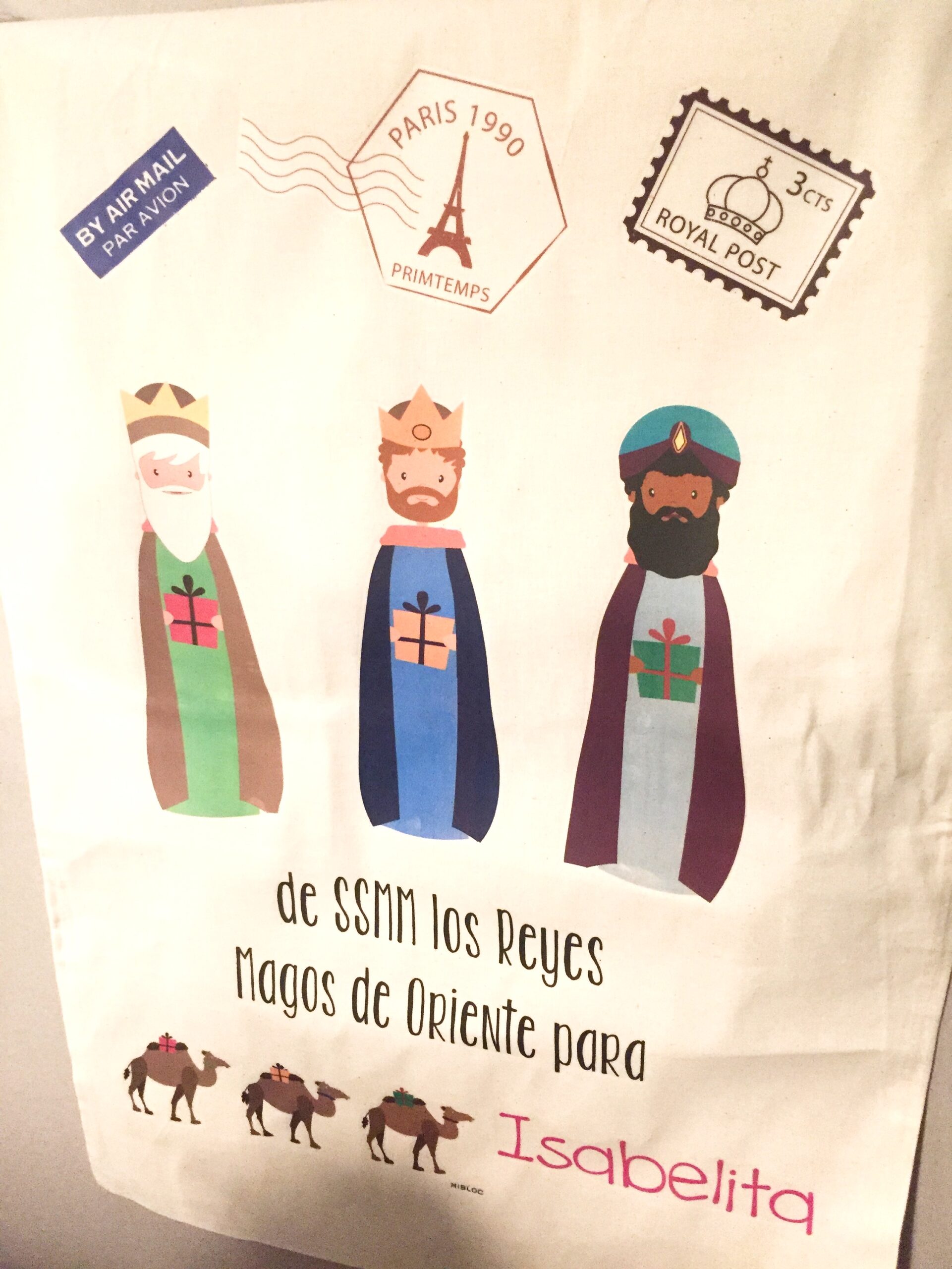 Sacos navideño reyes magos